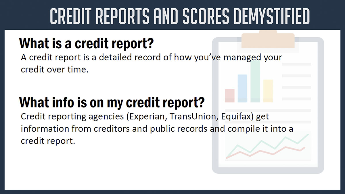 Thumbnail preview of the Credit Reports and Scores Demystified Webinar